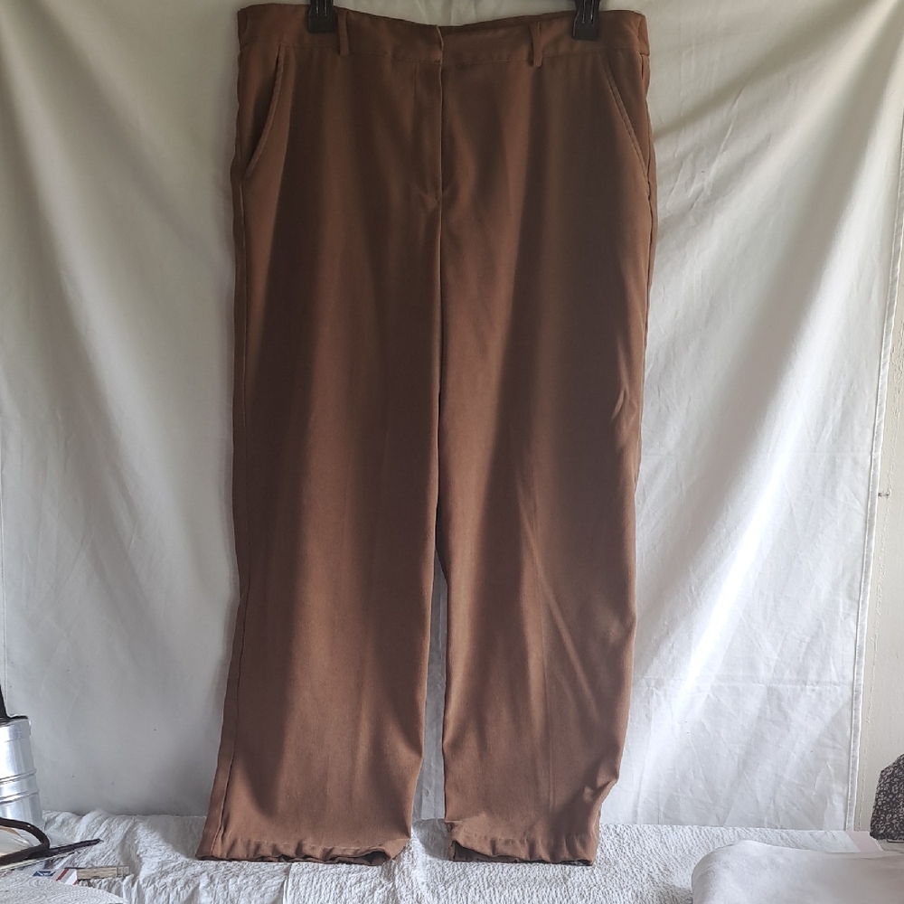 Briggs New York Women's Tan Slacks